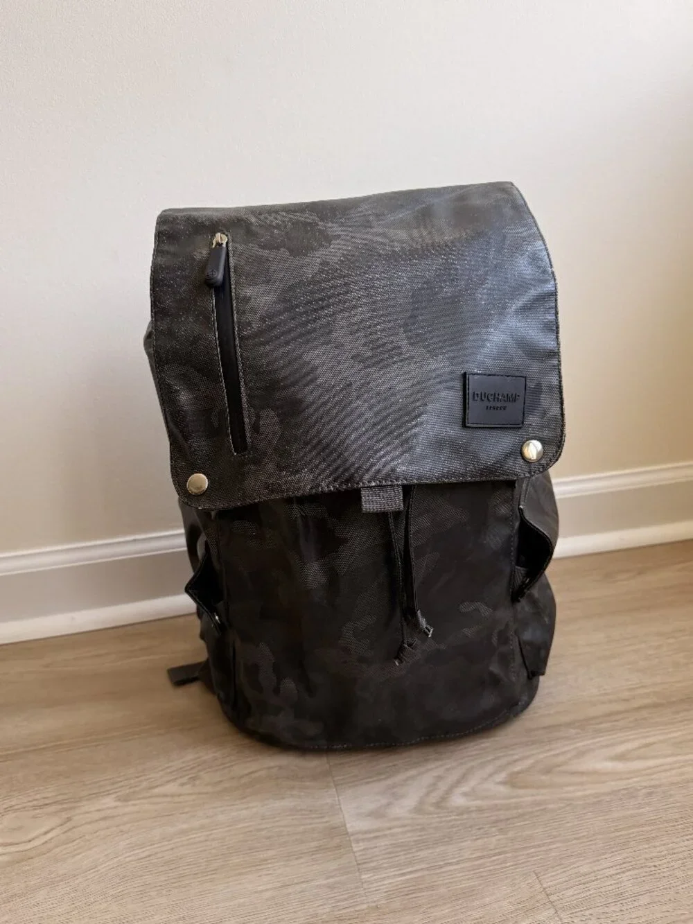 Duchamp Rubberized Camo Sport Backpack Foldover Laptop Sleeve